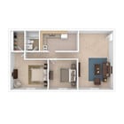 Harbor Inn - Two Bedroom, 964 sq. ft.