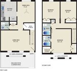 3BR/ 2.5 BA (Style Q2) | 1335 sq ft