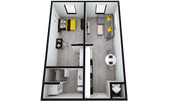 A1: 1 Bed 1 Bath