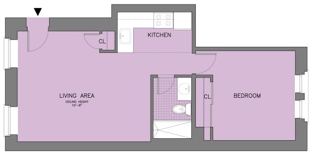 1br/1ba - 1 Bedroom