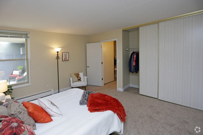 Giant Closets in the Bedrooms