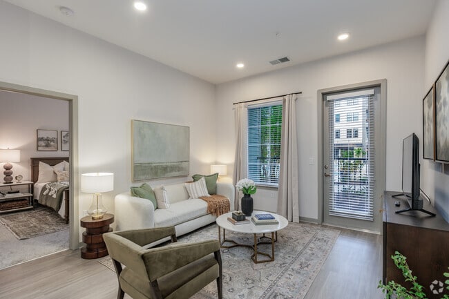 2 BR, 2 BA - 1,077SF - Living Room - Livano Norfolk