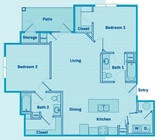 The Borgne floor plan The Waters at Hammond