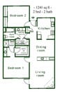 2BR/2BA