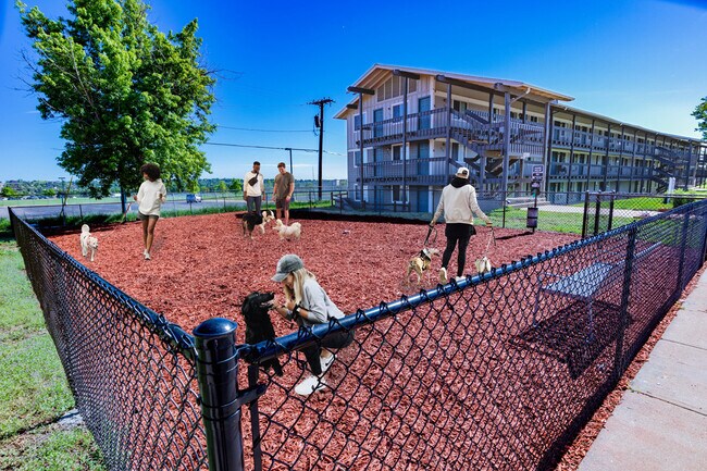 We are a pet friendly community! We have numerous waste receptacles and a new Bark Park!