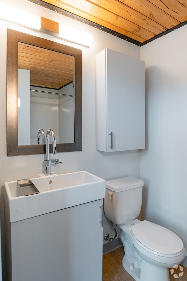 Lofted Unit Bathroom