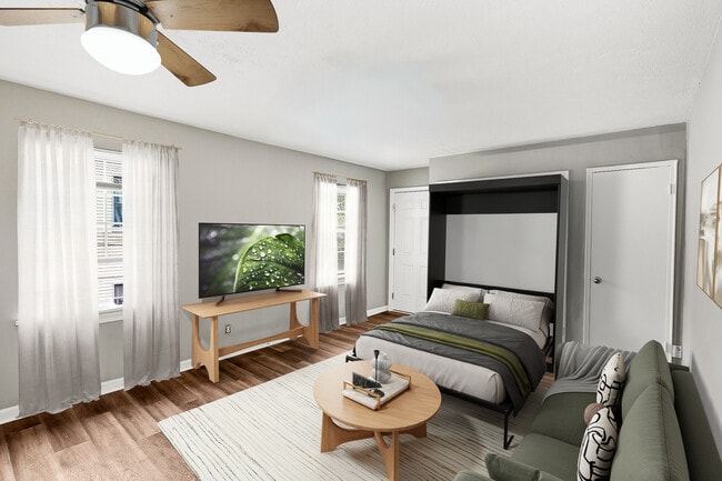 Optional Murphy Bed Shown (virtually staged)