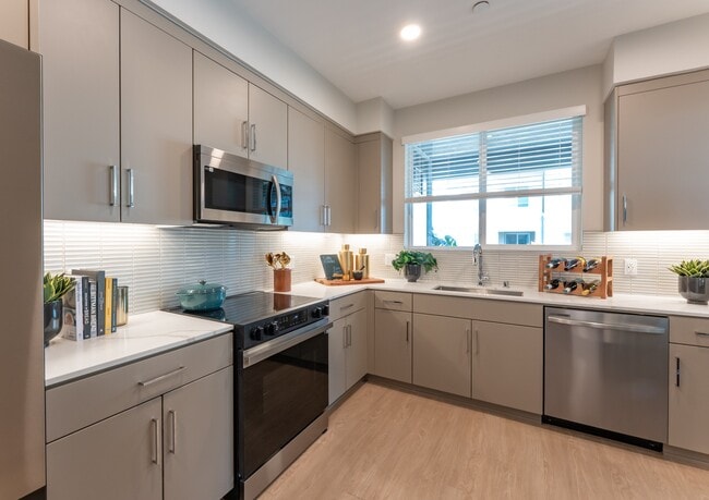 Kitchen and Living Room with Decor