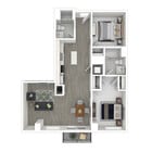 Hilltop - 1x1 (3D Furnished)