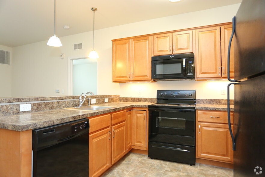 Spacious Kitchens