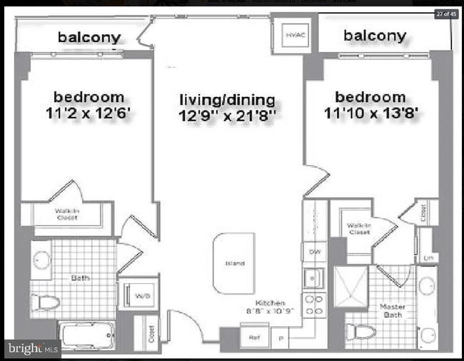 Layout. - 440 L St NW Unit 304