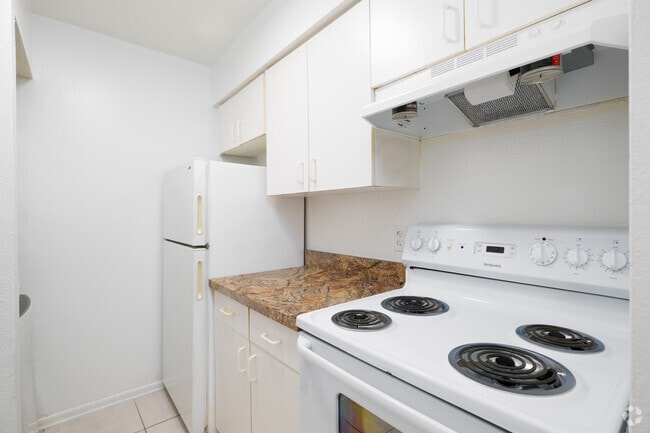 1BR, 1BA - 697SF - Kitchen - The Villas At Pinecrest