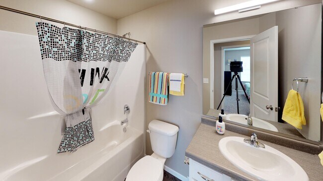 Upper level bathroom