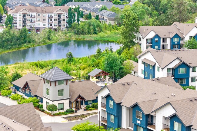 Victory Flats is surrounded by lush green spaces and scenic wetlands - Victory Flats at Elmonica Station Apartments