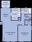 1BR/1BA