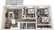 The-Spoke_2x1_2Bed_Large-Double-Triad