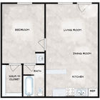 1-1B Floor Plan