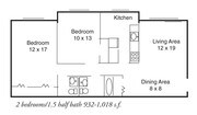 2BR/1.5BA