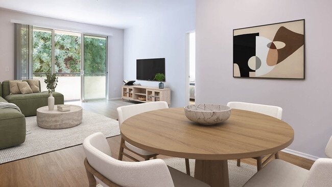 Living Room with Balcony and Hard Surface Flooring