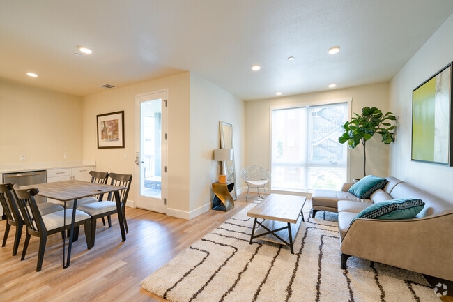 2BR, 2BA Living Room - Bella Creek Apartments