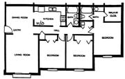 3BR/2BA