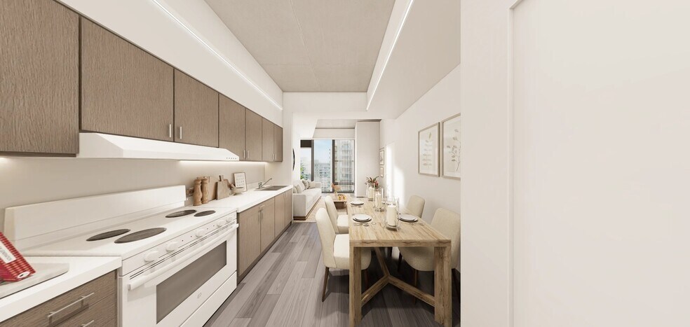 1 Bedroom Entry Rendering