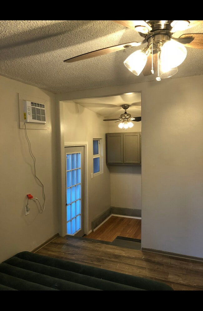 Master bedroom has bonus office or walk in closet area, new printed black and white tile going in - 2661 Newell St