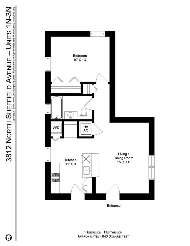 Photo - 3812 N Sheffield Ave Unit 3N