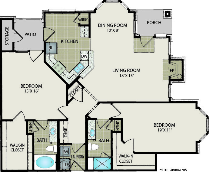 Floor Plan - Bellaire (Premium)