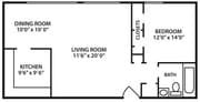 1BR/1BA