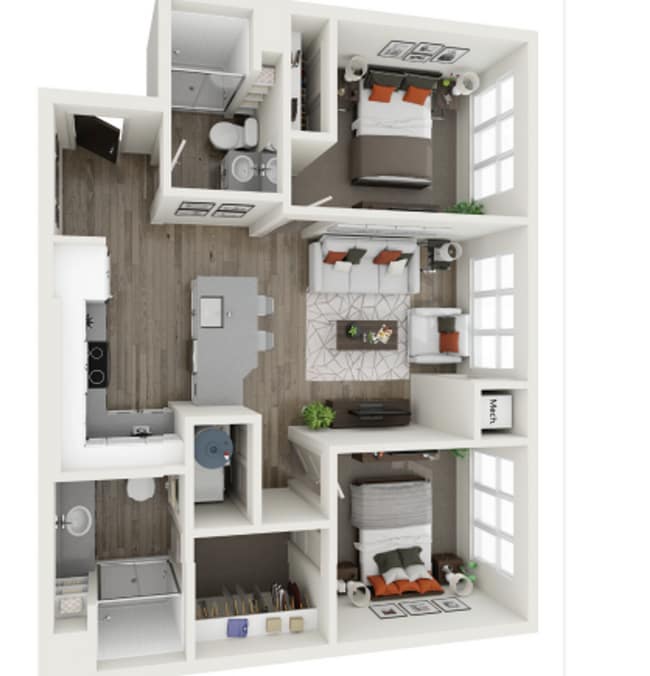 Photo - Traditional Studio Unit 7340-101