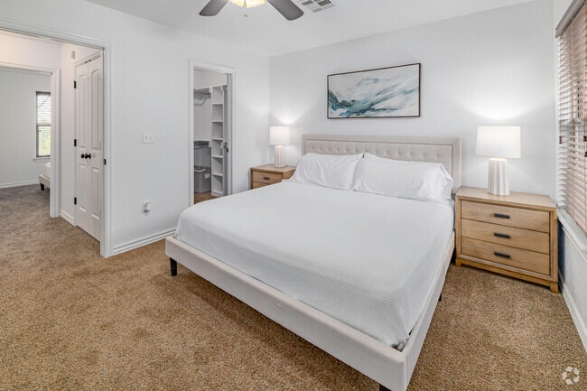 Upper Basic Furnished Unit - 3BR, 2BA - 1,300SF - Primary Bedroom