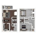 2x1.5 Townhome 1,150sqft