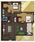 2BR/1BA