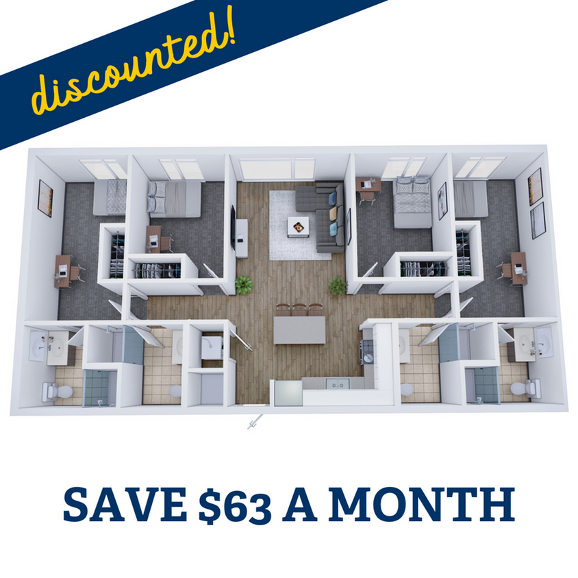 4x4 Terrace - 4BR/4BA - A Terrace