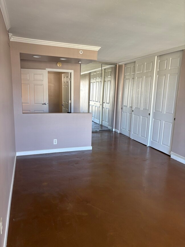 Master bedroom with 5 closet door- custom closet - 500 N St Unit 1508