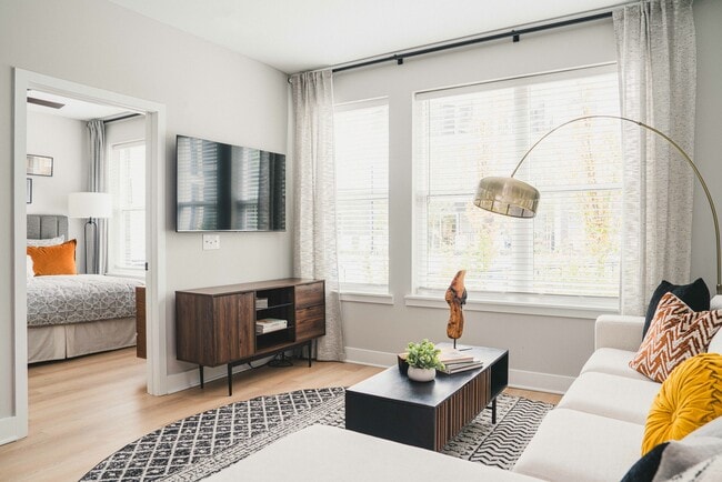 Elevate your living experience at Modera Germantown with the elegance of a beautiful living room.