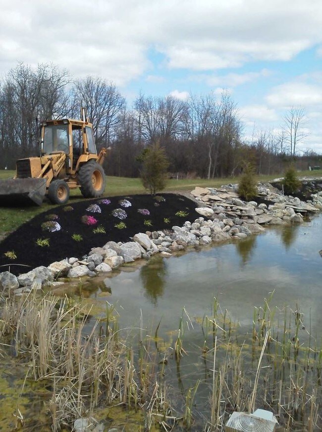Waterfall under Construction