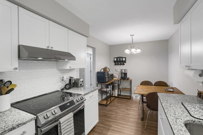 Kitchen with WIFI Enabled Stove