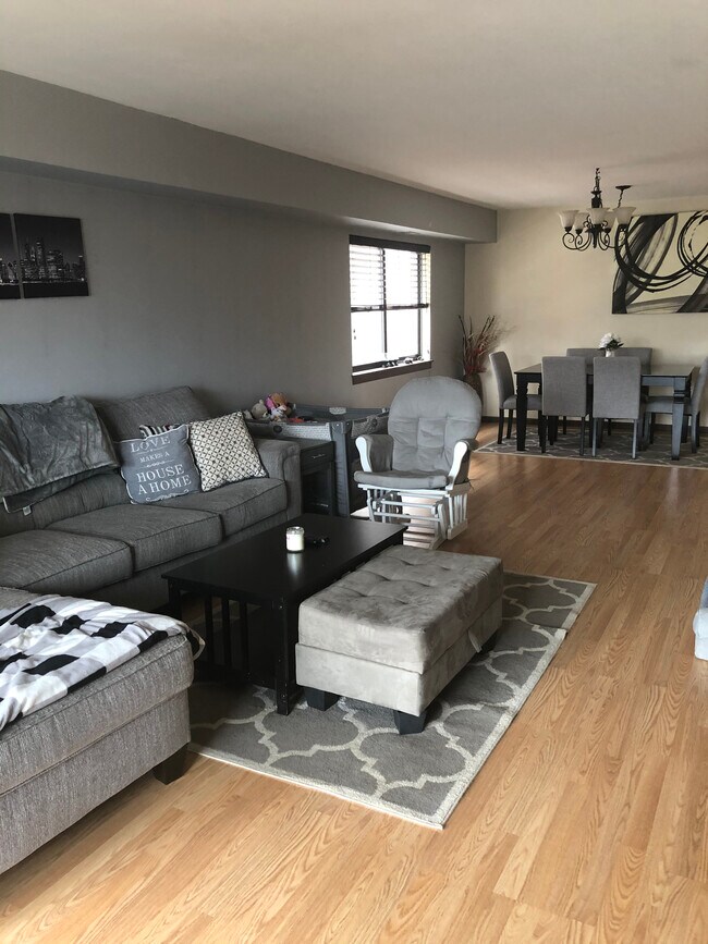 living room - 603 S River Rd Unit 3J