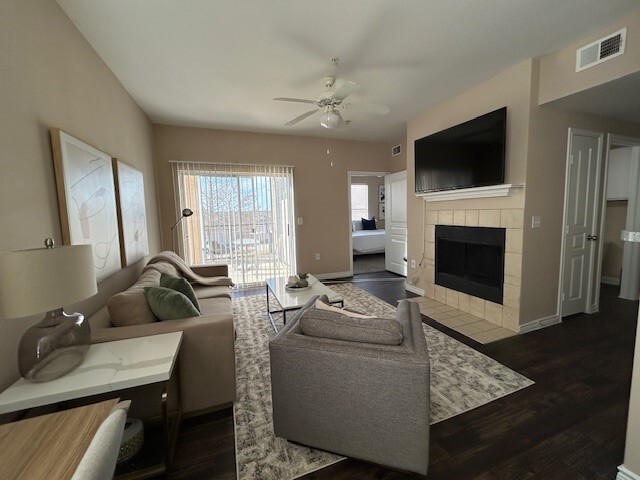 Sala de estar - Oxford at Lake Worth