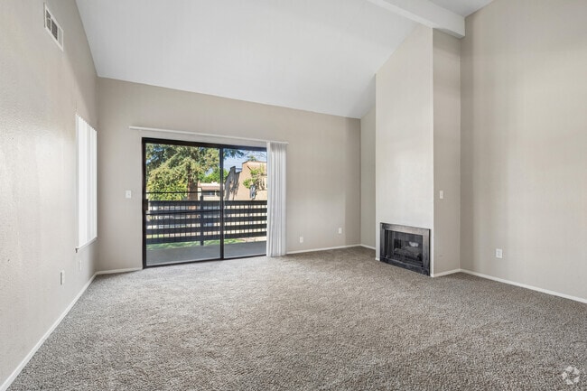 2BR, 2BA - 1,080SF - Living Room
