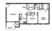 2BR/1BA