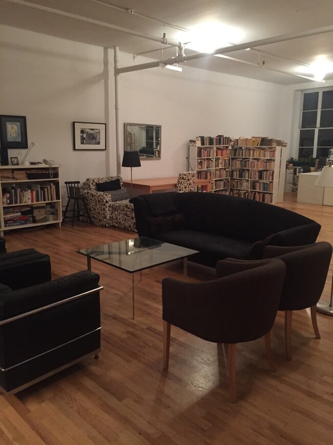 parital lateral view of living section of open space - 471 Broadway Unit #2