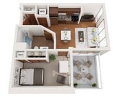 Floor Plan HH | Domain | Apartments in Madison, WI