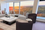 HUGE EXTRA WIDE 2BDRM LIVING ROOM, WINDOW SEATS, FLOOR-TO-CEILING WINDOWS,WOOD VINYL FLOORS