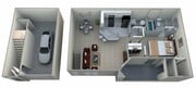 1x1 (752sqft)