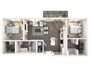 B1.0 | Two Beds, Two Baths