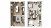 B2: 2BD | 2.5BA | 1232 SF