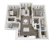 B8 floor plan The Lodge at Hamlin